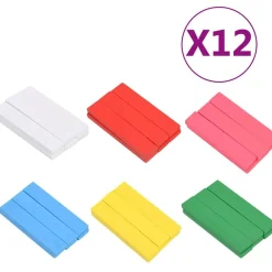 vidaXL Ensemble de blocs de construction en bois 150 pcs Pin peint
