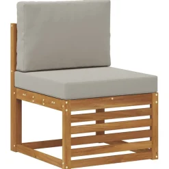 vidaXL Ensemble de canapé d'angle 5 pcs Gris Naturel et Clair