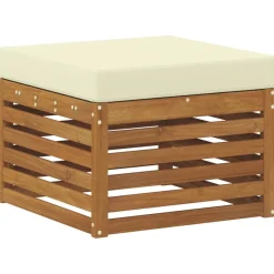 Ensembles De Meubles-vidaXL Ensemble de canapé d'angle avec coussin 6 pcs Naturel et Crème Naturel et cr&egrave;me