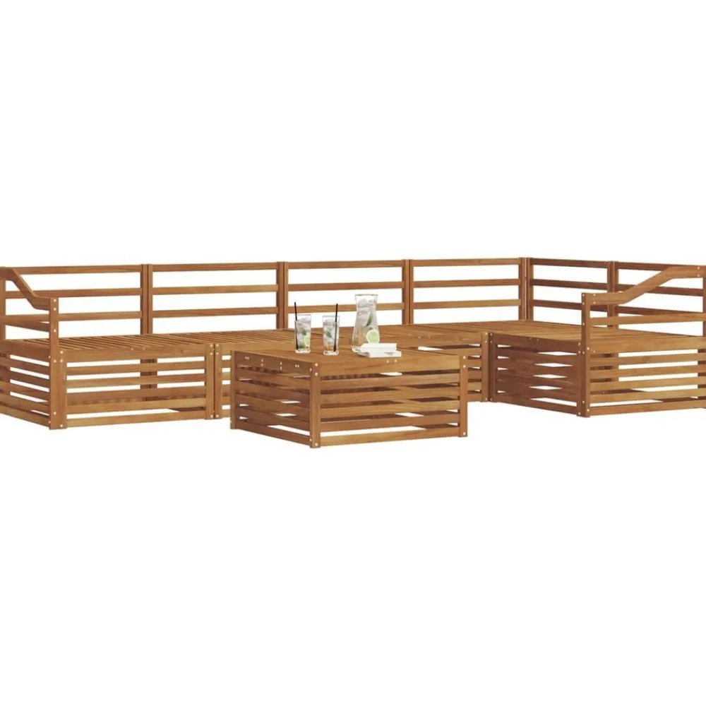 vidaXL Ensemble de canapés d'extérieur 6 pcs