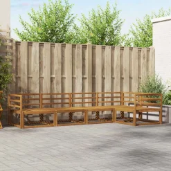 Ensembles De Meubles-vidaXL Ensemble de canapés d'extérieur 5 pcs Naturel