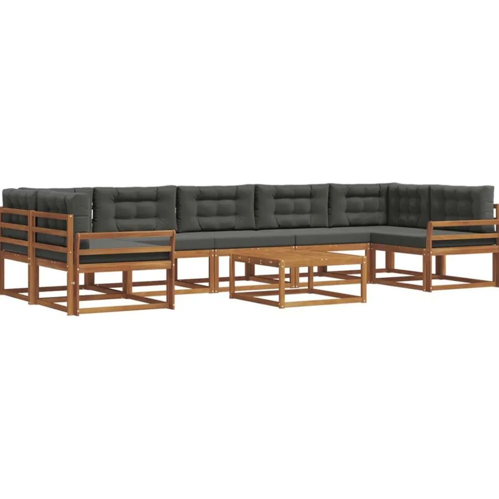 vidaXL Ensemble de canapés d'extérieur 8 pcs