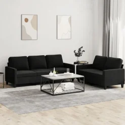 vidaXL Ensemble de canapés 2 pcs avec coussins Velours