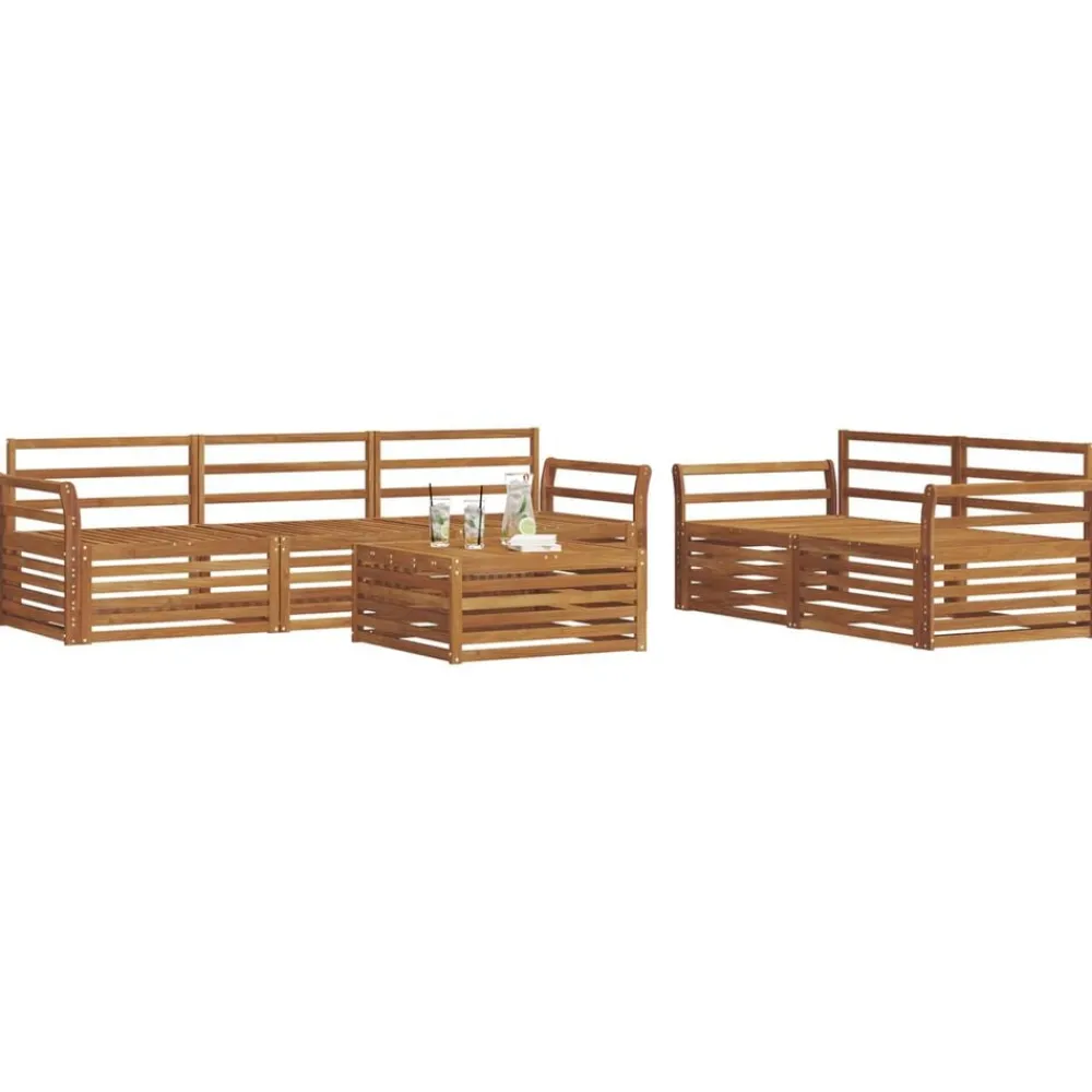 vidaXL Ensemble de canapés d'extérieur 6 pcs