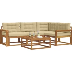 vidaXL Ensemble de canapés d'extérieur 5 pcs
