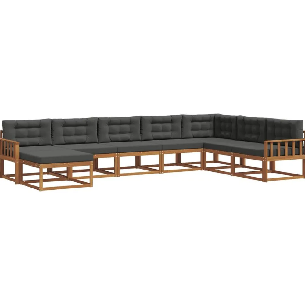 vidaXL Ensemble de canapés d'extérieur 8 pcs