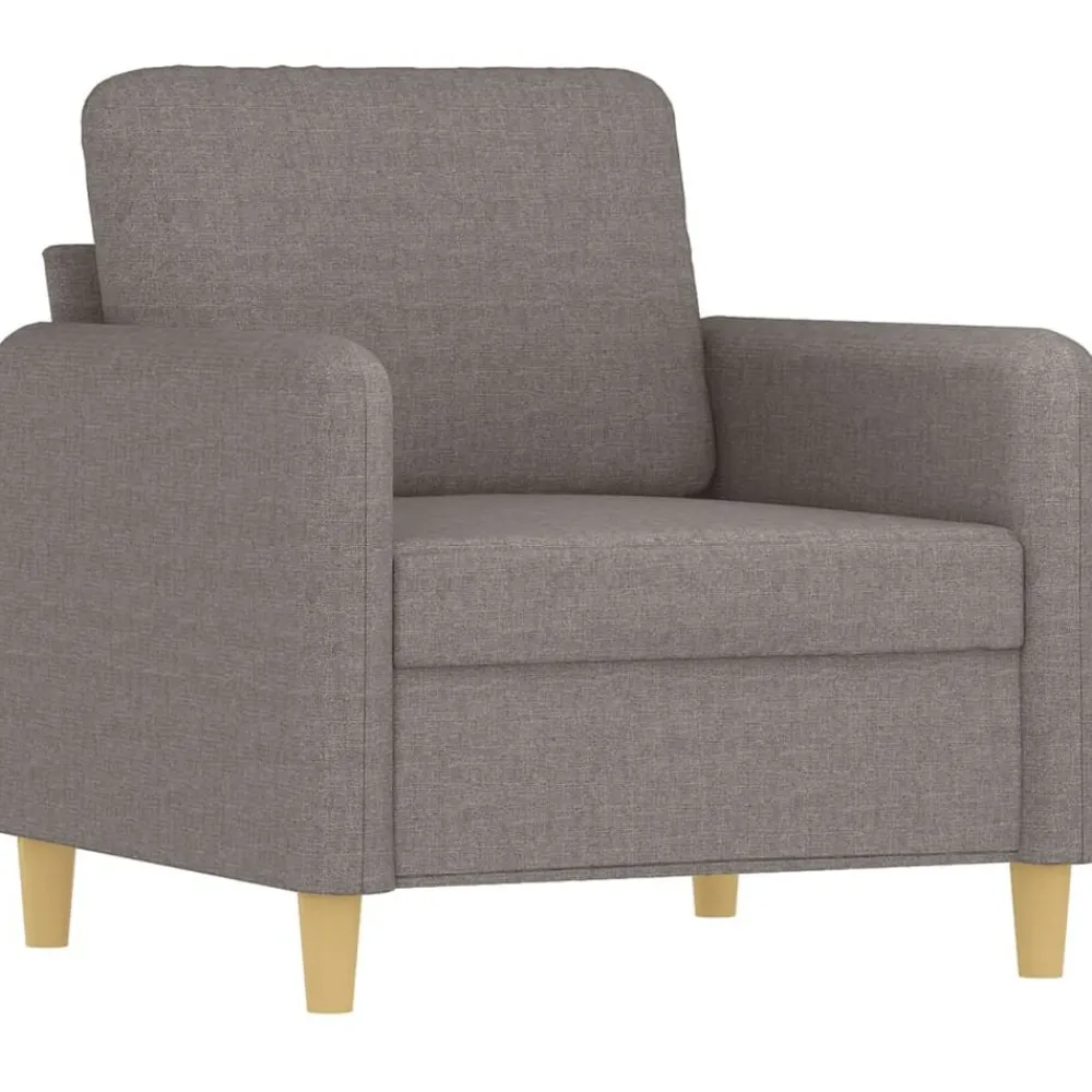 vidaXL Ensemble de canapés 4 pcs avec coussins tissu