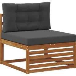 Ensembles De Meubles-vidaXL Ensemble de canapés d'extérieur 9 pcs Naturel et anthracite