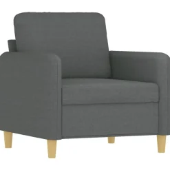 vidaXL Ensemble de canapés 3 pcs coussins tissu