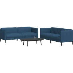 vidaXL Ensemble de canapés 2 pcs tissu