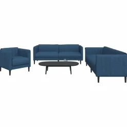 vidaXL Ensemble de canapés 3 pcs tissu