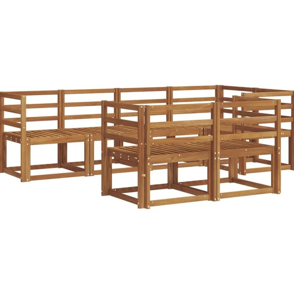 vidaXL Ensemble de canapés d'extérieur 7 pcs