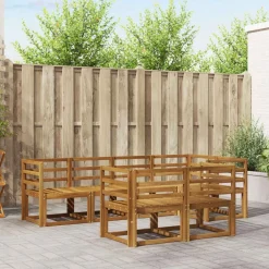 vidaXL Ensemble de canapés d'extérieur 7 pcs