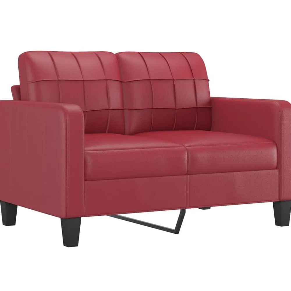 vidaXL Ensemble de canapés 3 pcs et coussins Similicuir