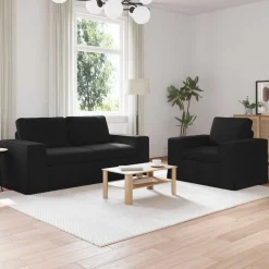 vidaXL Ensemble de Canapés 2 pcs 182 x 80 x 82 cm tissu