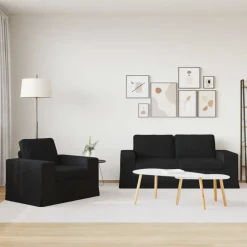 vidaXL Ensemble de Canapés 2 pcs 182 x 80 x 82 cm tissu