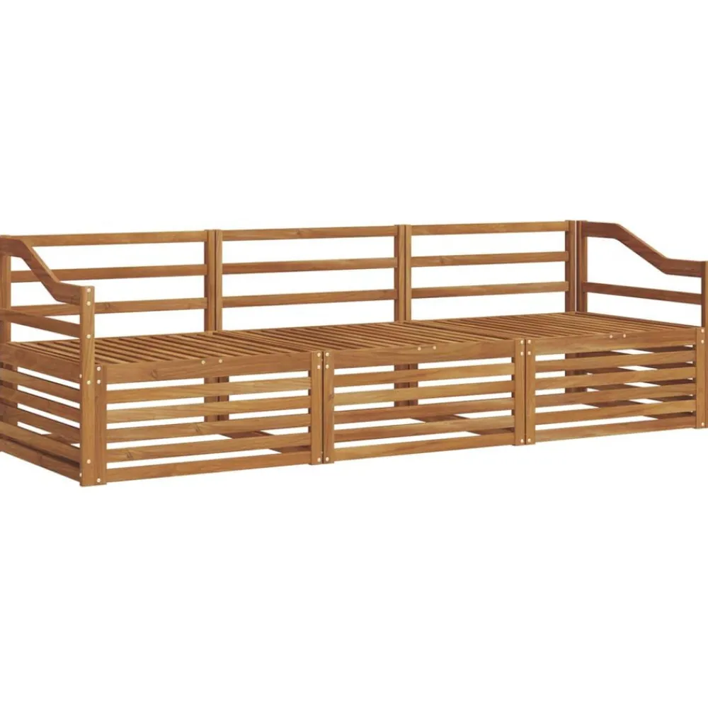vidaXL Ensemble de canapés d'extérieur 3 pcs