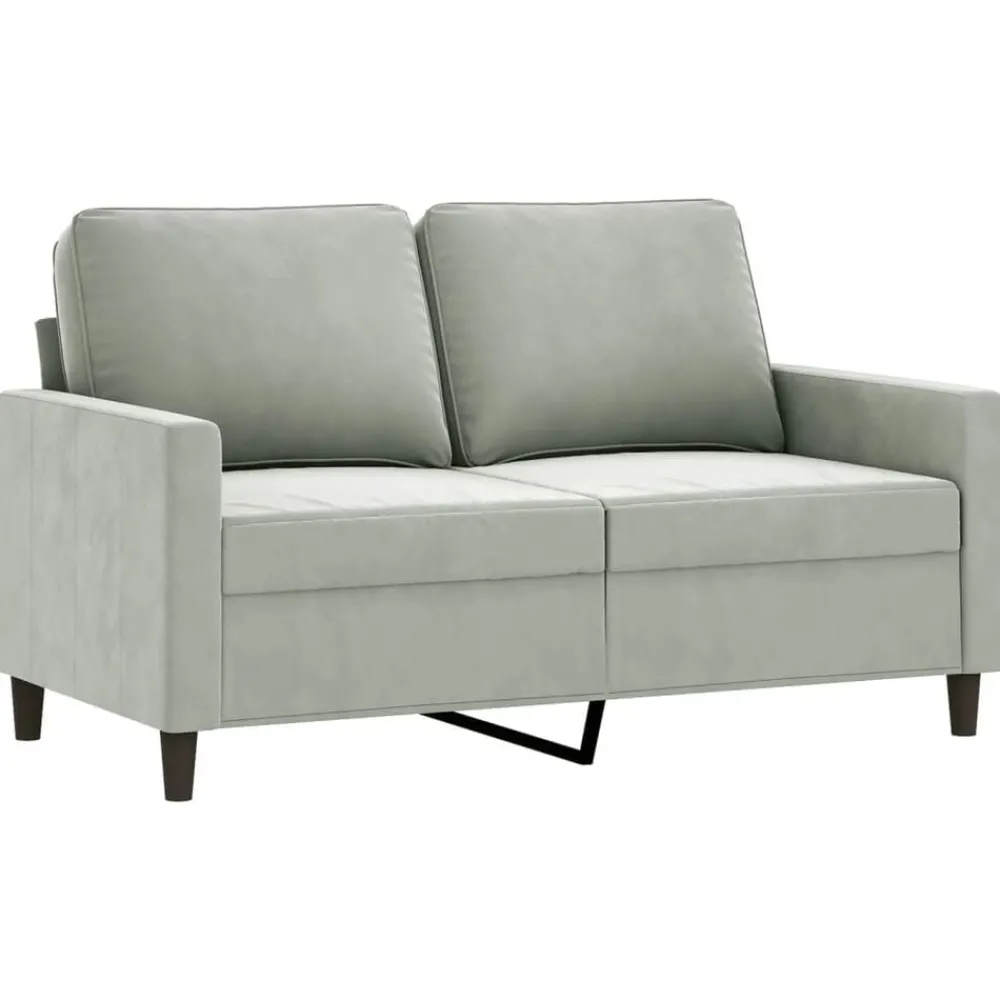 vidaXL Ensemble de canapés 2 pcs avec coussins Velours