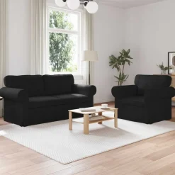 vidaXL Ensemble de Canapés 2 pcs 175 x 82 x 80 cm tissu
