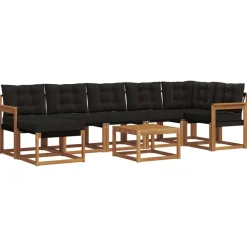 vidaXL Ensemble de canapés d'extérieur 8 pcs