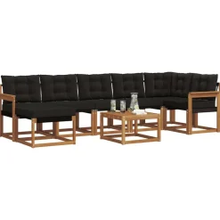 vidaXL Ensemble de canapés d'extérieur 8 pcs