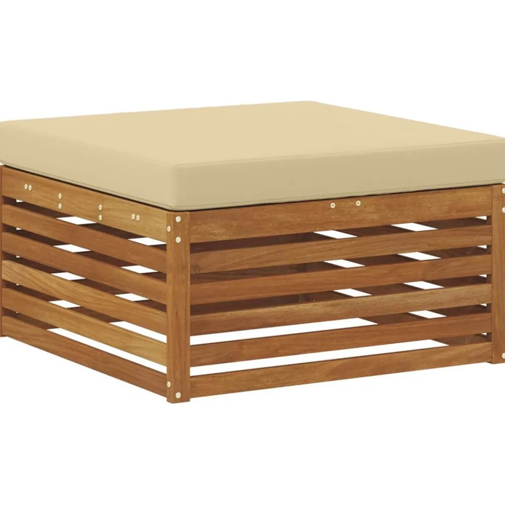 Ensembles De Meubles-vidaXL Ensemble de canapés d'extérieur 6 pcs Naturel et beige
