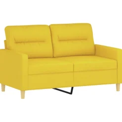 vidaXL Ensemble de canapés 2 pcs avec coussins tissu