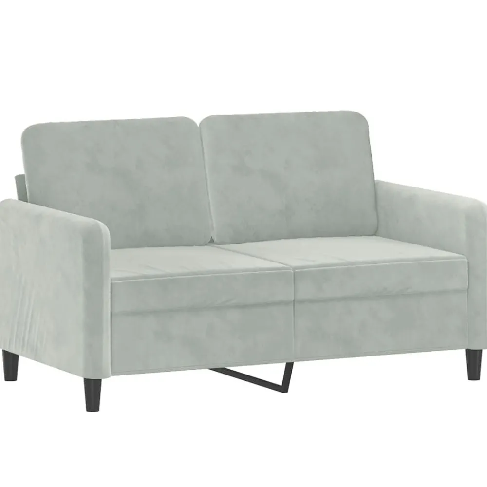 vidaXL Ensemble de canapés 2 pcs avec coussins velours