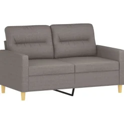 vidaXL Ensemble de canapés 3 pcs avec coussins Tissu