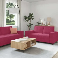 vidaXL Ensemble de canapés 3 pcs avec coussins Velours