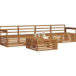 vidaXL Ensemble de canapés d'extérieur 5 pcs
