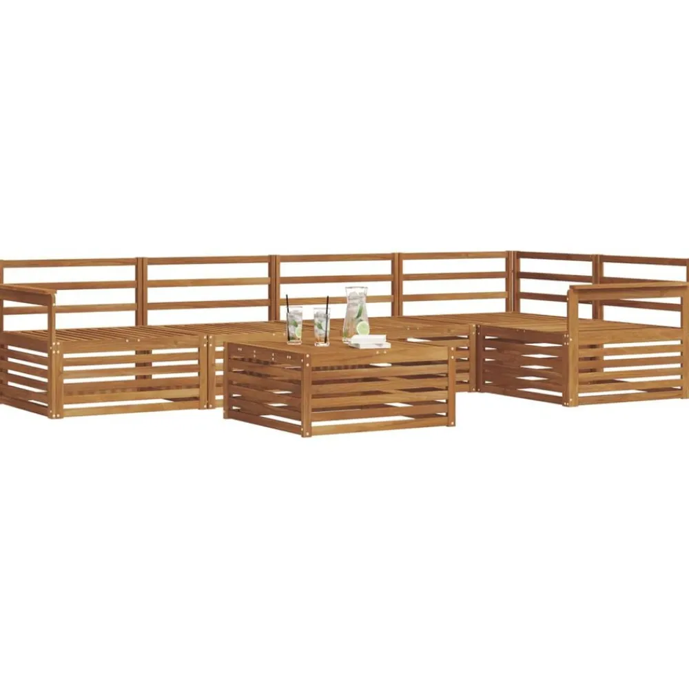 vidaXL Ensemble de canapés d'extérieur 6 pcs