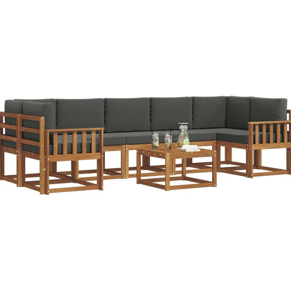 vidaXL Ensemble de canapés d'extérieur 8 pcs