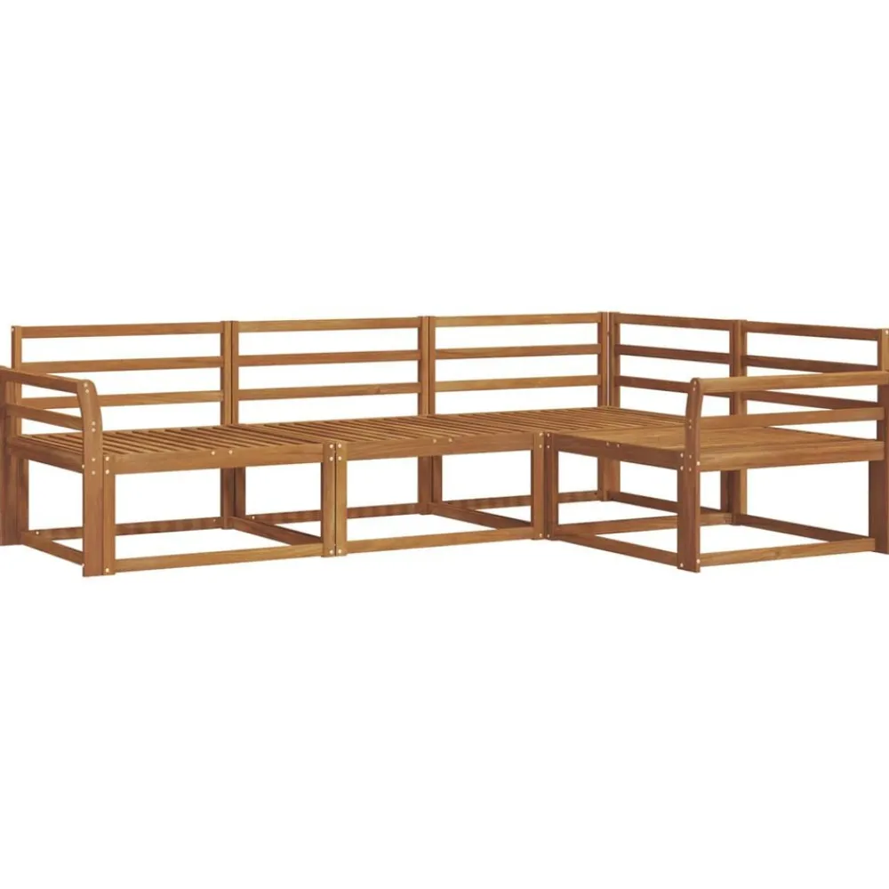 vidaXL Ensemble de canapés d'extérieur 4 pcs