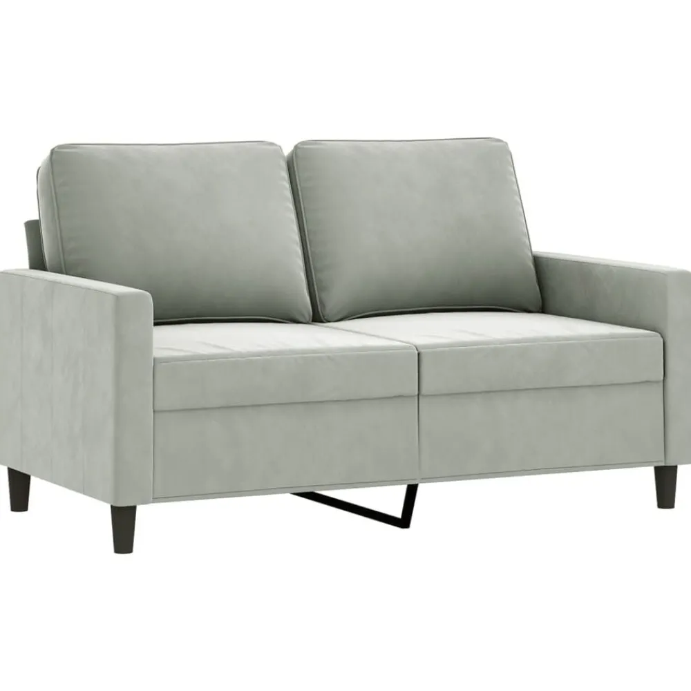 vidaXL Ensemble de canapés 2 pcs avec coussins Velours