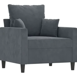 vidaXL Ensemble de canapés 3 pcs avec coussins Velours