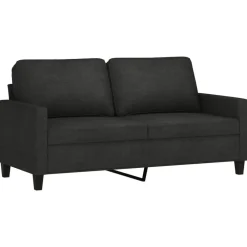 vidaXL Ensemble de canapés 3 pcs avec coussins Tissu