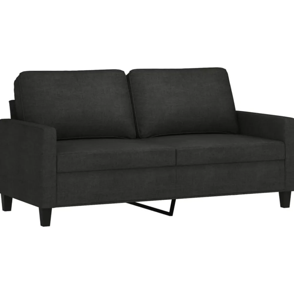 vidaXL Ensemble de canapés 3 pcs avec coussins Tissu