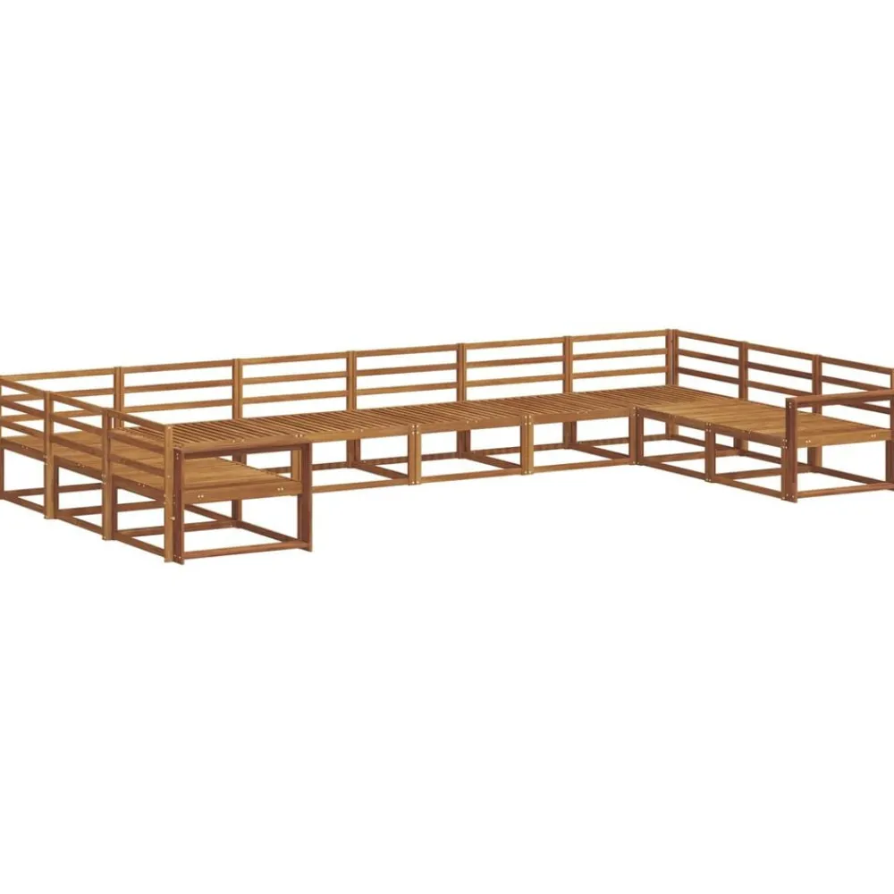 vidaXL Ensemble de canapés d'extérieur 10 pcs