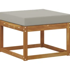 vidaXL Ensemble de canapés d'extérieur 5 pcs Gris Naturel et Clair