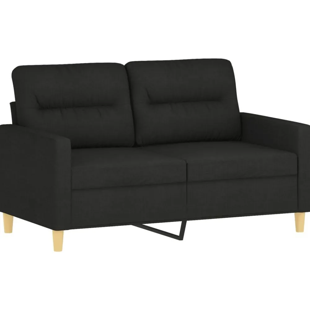 vidaXL Ensemble de canapés 3 pcs avec coussins Tissu
