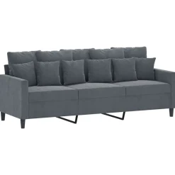 vidaXL Ensemble de canapés 4 pcs avec coussins Velours