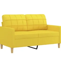 vidaXL Ensemble de canapés 3 pcs avec coussins Tissu