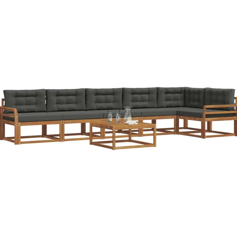 vidaXL Ensemble de canapés d'extérieur 7 pcs