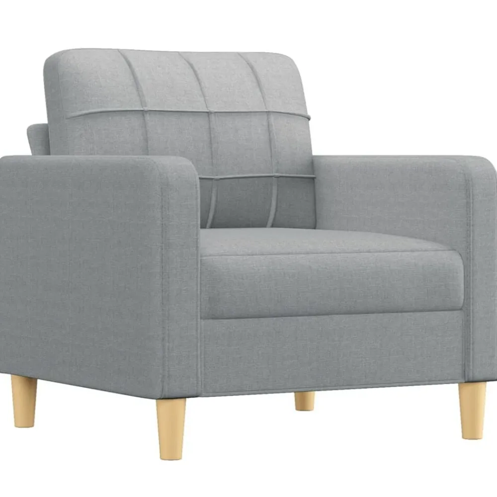 vidaXL Ensemble de canapés 3 pcs coussins tissu