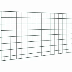 vidaXL Ensemble de clôture de jardin 5 pcs Vert 100 x 50 cm Acier
