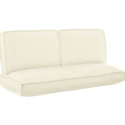 Décorations-vidaXL Ensemble de coussins 3 pcs Crème Tissu Oxford Crème