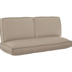 Décorations-vidaXL Ensemble de coussins 3 pcs Tissu Oxford Taupe