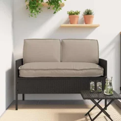 Décorations-vidaXL Ensemble de coussins 3 pcs Tissu Oxford Taupe