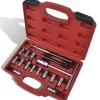vidaXL Ensemble de couteau de siège d'injecteur diesel 17 pcs